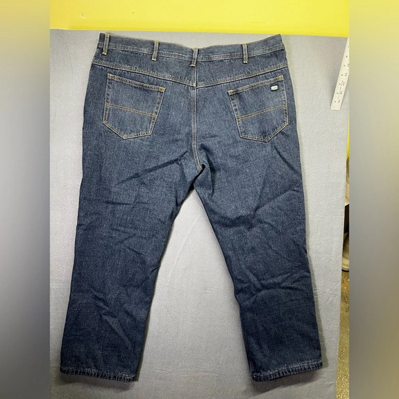 Key Flannel lined Straight Leg Jeans Men’s 44/30 Blue Denim Warm Winter 1324 - Picture 6 of 8